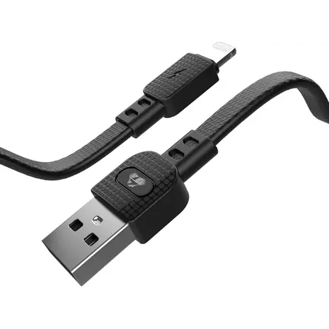 Καλώδιο POWERTECH USB σε Lightning armor PTR-0099, 15W 3A, 1m, μαύρο